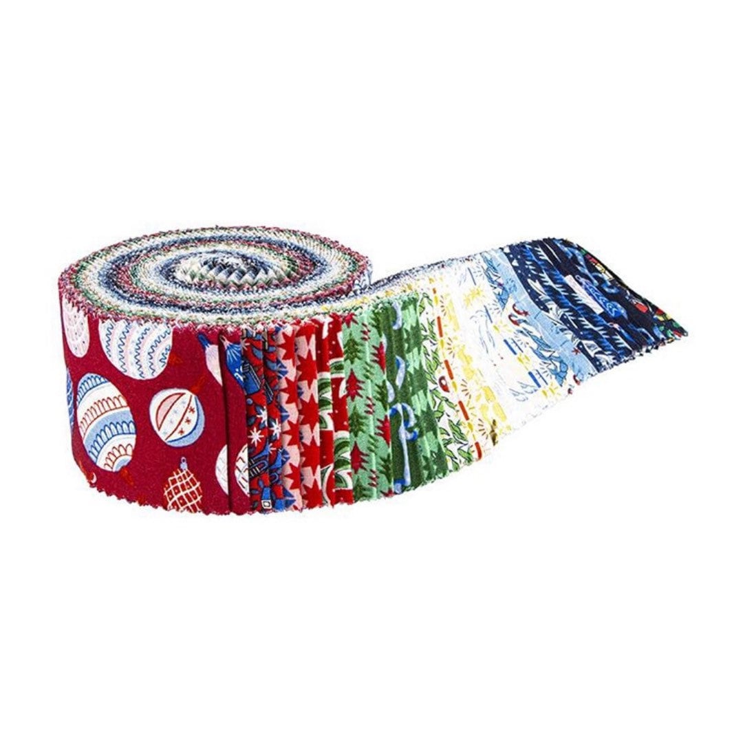The Merry and Bright Collection Jelly Roll - Liberty Fabrics - 2.5” Rolie Polie